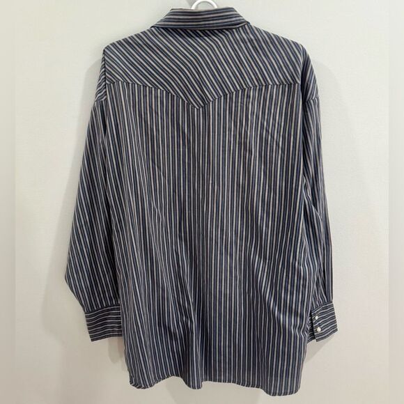 Stoneriver Outfitters long sleeve pearl snap button down western shirt size XL - Picture 5 of 6
